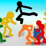Постер игры Стикмен Стрит Файтинг 3D
